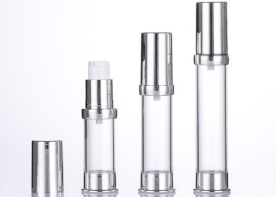 15ml Luxe Zonder lucht 33mm van de serum Kosmetische Fles Dia With Spray Dispenser Pump