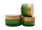 50ml groene van het de Kruikenbamboe van de Glaszalf Berijpte de Roomkruik Logo Customization Deksel