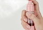 UVplateren100ml Kosmetische Fles Zonder lucht Transparant met Roze Nevelpomp